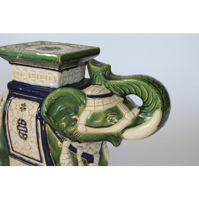 Vintage Elephant Garden Stool For Sale - Image 9 of 17