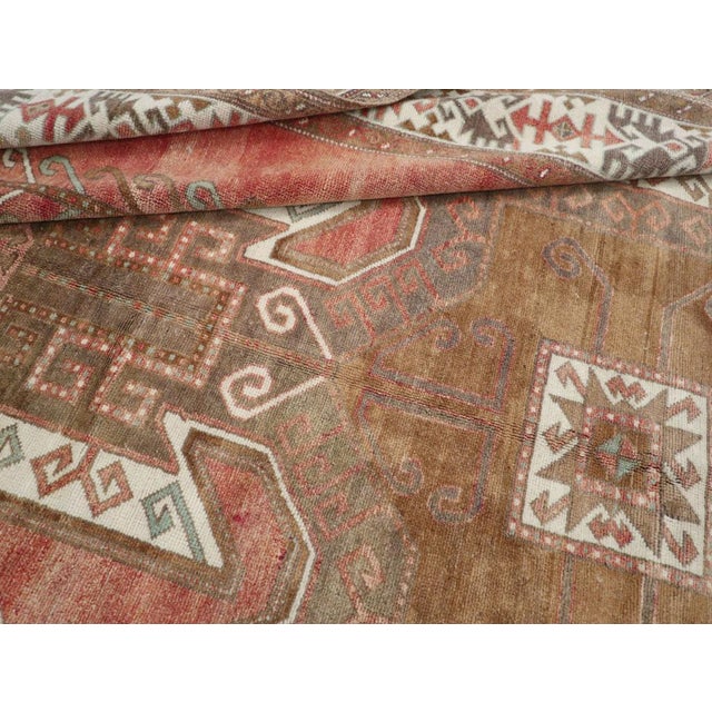 Red Galerie Shabab Collection Mid-20th Century Turkish Anatolian Accent Carpet For Sale - Image 8 of 8