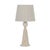 Metal Samba White Cotton Tassel String Table Lamp For Sale - Image 7 of 7