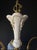 Gold Vintage Ceramic and Glass Chandelier, 1960s For Sale - Image 8 of 18