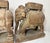 Pair of Antique 1700's Hand Carved Wood India Temple Salvage Elephant Sculptures For Sale - Image 14 of 18