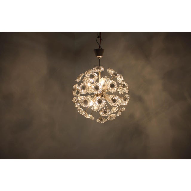 Dandelion Chandelier from Preciosa, 1970s For Sale - Image 11 of 13