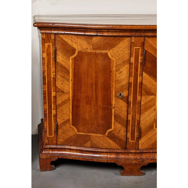 Italian Mid 19th Century, Bow Front Buffet For Sale - Image 3 of 8