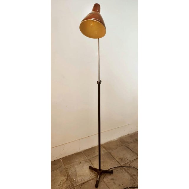 Industrial Theater Light with Stand and Wheels from Ng. Marcucci Milano For Sale - Image 12 of 18