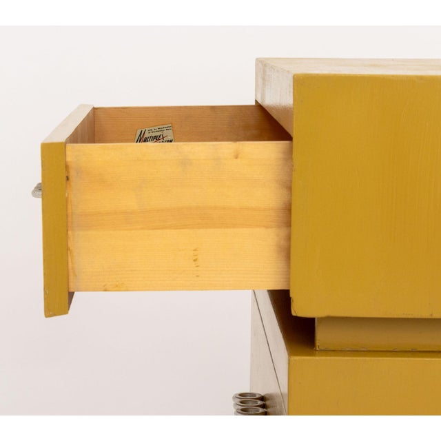 Green Set of Three Martin Feinman for Winchendon Stacking Chests For Sale - Image 8 of 10