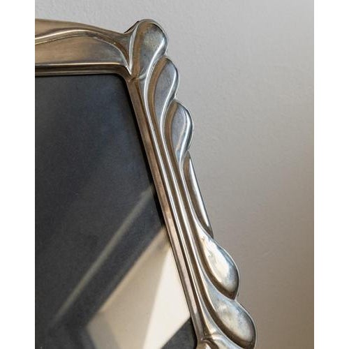 Vintage Silver Plated Picture Frame, 1970s For Sale - Image 4 of 11
