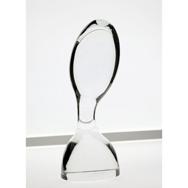 Abstract Bust Sculpture in Transparent Glass by Livio Seguso For Sale - Image 3 of 18