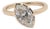 14k Yellow Gold Solitaire Engagement Ring With a ~2ct Tilted Marquise Diamond, Size 7 For Sale