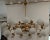Murano Art Glass and Brass Midcentury Chandelier For Sale - Image 10 of 11