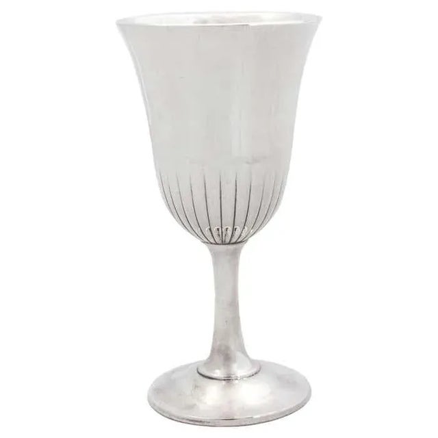 1900s Sterling Silver Goblet For Sale In New York - Image 6 of 6
