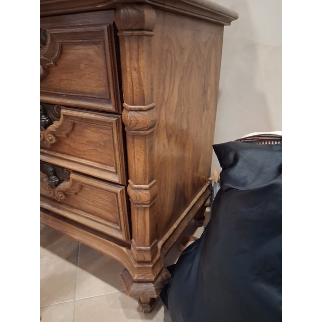 Wood Vintage Stanley Furniture Dresser For Sale - Image 7 of 12