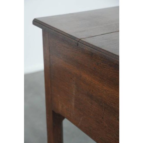 Antique English Oak Side Table, 1700s For Sale - Image 16 of 17