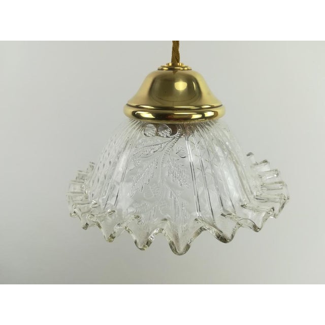 Suspension Lamp with Paragon Glass Shade For Sale - Image 3 of 12