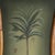 Pair of Vintage Palm Tree Paintings in Bamboo Frames For Sale - Image 9 of 10