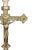 Goldscheider of Vienna Crucifix on Stand, Gilt Brass, Italy, Late 20th Century For Sale In Los Angeles - Image 6 of 9