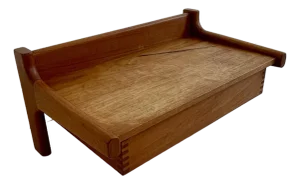 1960s A Floating Teak Night Stands Mid Century Danish