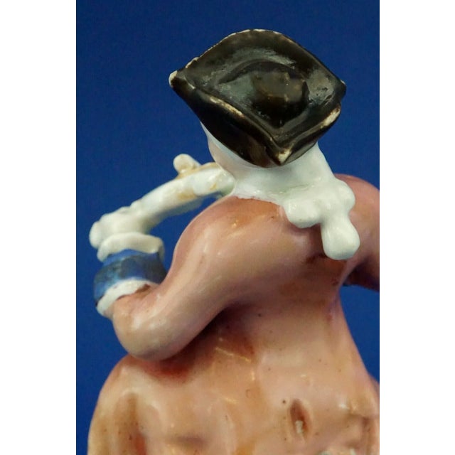 19th Century Dancing Couple Sculptures, Staffordshire, United Kingdom, Set of 2 For Sale - Image 17 of 18