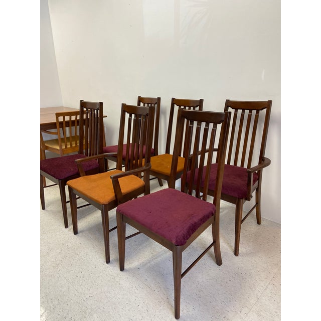 Vintage High Back Broyhill Dining Chairs Set of 6 Chairish