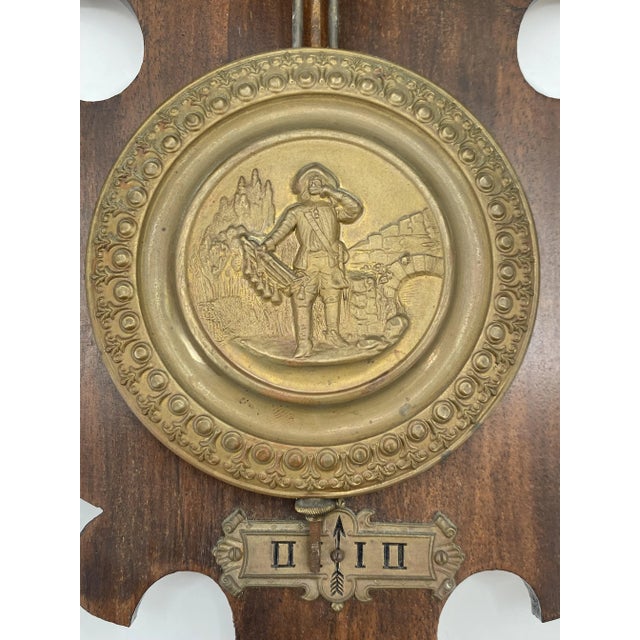 Antique German Wall Clock, 1890 For Sale - Image 5 of 13
