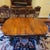 19th C Belgian Baroque Walnut Dining Banquet Table For Sale In Raleigh - Image 6 of 13