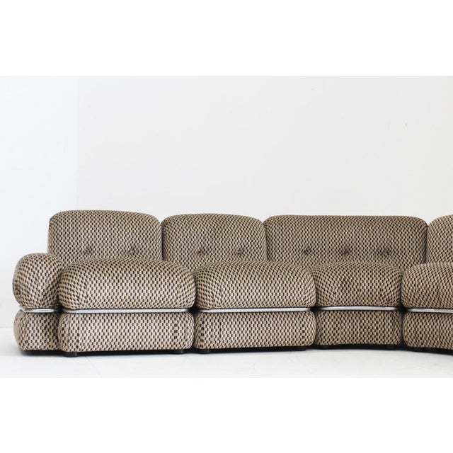 1970s Vintage Italian Modular Sectional Sofa by Co.im, 1970s, Set of 5 For Sale - Image 5 of 11