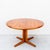 Mid-Century Modern 1980s Restored Danish Modern Teak Pedestal Base Dining Table With Two Extensions For Sale - Image 3 of 12