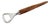 Mid-Century Modern Danish Bottle Opener in Teak, 1960s For Sale