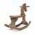 Wood Relocation Super Sale! Vintage Folk Art Style Wooden Rocking Horse For Sale - Image 7 of 11
