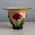 Set of Vintage Vases - Pink Glass, Floral Ceramic & Applied-Flower Glass For Sale - Image 11 of 13