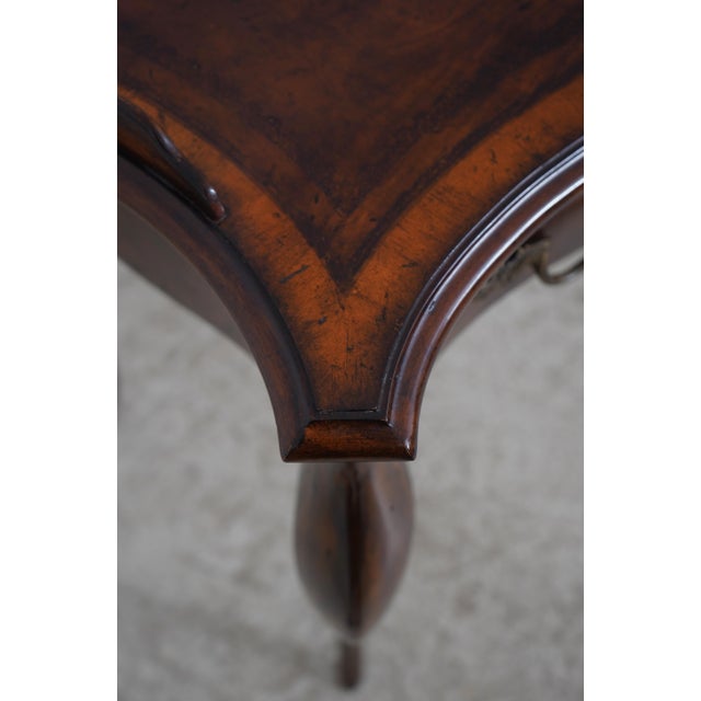 Maitland Smith Burlwood 1 Drawer Writing Desk For Sale - Image 14 of 18