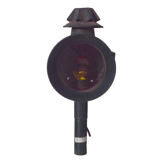 Antique Danish Metal Street Lantern, 1950 For Sale