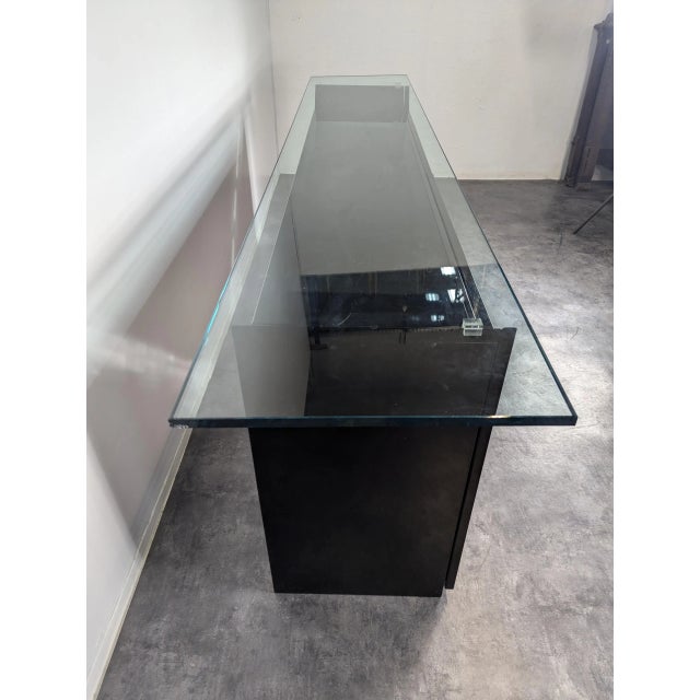 Brown Sideboard by Luigi Gorgoni for Roche Bobois, 1980 For Sale - Image 8 of 9