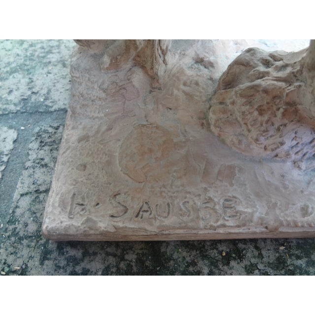 French Terracotta Sculpture Depicting King Kong For Sale - Image 12 of 13