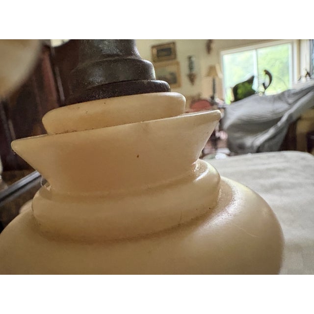 1940s Marble Column Lamp For Sale - Image 11 of 14