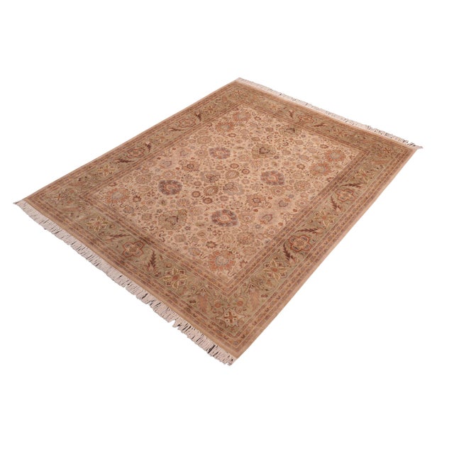 Designed with mesmerizing intricacy and gorgeous color palette, this hand-knotted masterpiece demonstrates the beauty and...