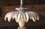 White Vintage Italian Carved Wood Pineapple Table Lamps — Pair For Sale - Image 8 of 18