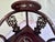Chinese Vintage Chinese Carved Hardwood Corner Lounge Chair With Mother of Pearl Inlay For Sale - Image 3 of 6