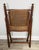 Early 20th Century Pair of British Colonial Campaign Folding Chairs · Faux Bamboo · Original Herringbone Wicker · Brass/Bronze Hardware For Sale In Mobile - Image 6 of 8