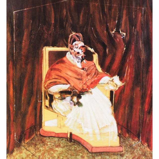 Francis Bacon (1909-1992) The Pope Original color poster after a work by the artist On poster paper, 50 x 86 cm (approx....