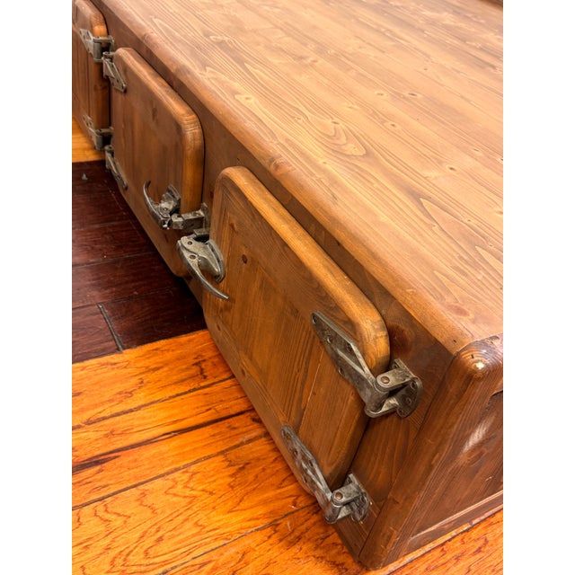 Full Size Restoration Hardware Durant Storage Platform Bedframe For Sale - Image 12 of 12