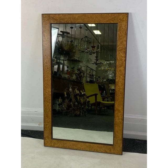 1970s 1970s Milo Baughman Burlwood Mirrors - A Pair For Sale - Image 5 of 10