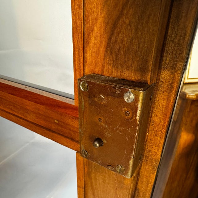 Biedermeier Cherry Wood Display Cabinet, Southern Germany, 1825 For Sale - Image 12 of 14
