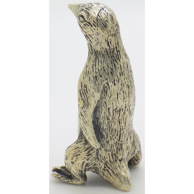 Vintage Italian Handmade Silver Rare and Large Penguin Figurine Handmade Tuscany 1960s For Sale - Image 4 of 9