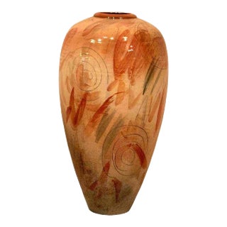 Vintage Signed Gary McCloy Los Angeles Pottery Vase Postmodern For Sale