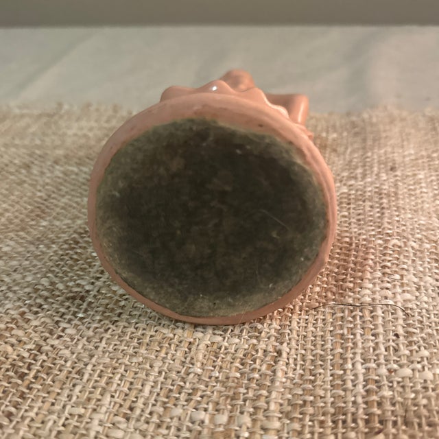 Edwardian Figure of a Man Pastel Pink For Sale - Image 4 of 6