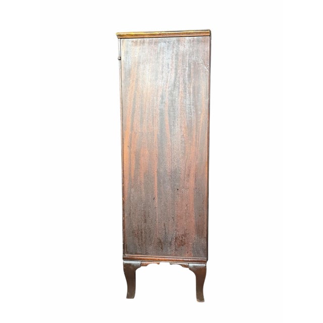 Antique Mahogany Sheet Music Cabinet For Sale - Image 4 of 11