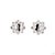 1.33 Carat Round Brilliant Cut Diamond Gold Earrings, Pair For Sale In New York - Image 6 of 9