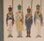 Vintage Napoleonic Military Costume Lithographs Collage Framed French Wall Art Set of 3 For Sale - Image 16 of 18