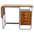 Bauhaus Children's Desk with Drop Leaf in Walnut and Chrome, 1930s For Sale - Image 17 of 17