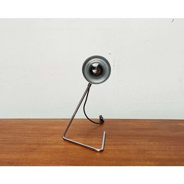 Mid-Century Modern Swiss Minimalist Table Lamp, 1960s For Sale - Image 17 of 18